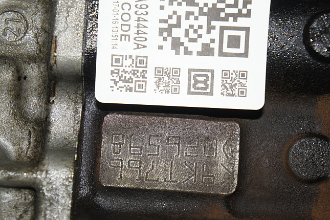 Номер двигателя и фотография площадки Renault K9K 802