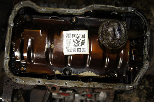 Фотография блока двигателя без поддона (коленвала) MITSUBISHI 6A12 