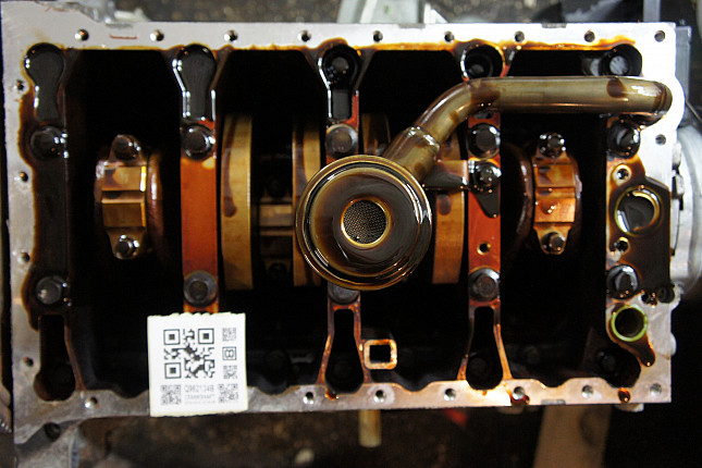 Фотография блока двигателя без поддона (коленвала) VOLVO B 4204 S