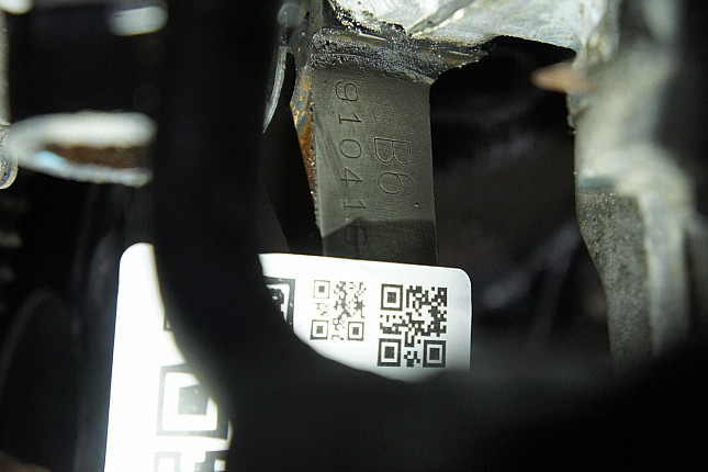 Номер двигателя и фотография площадки Mazda B6