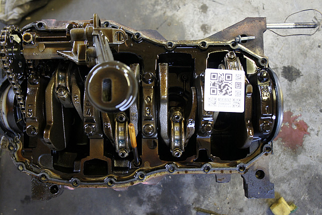 Фотография блока двигателя без поддона (коленвала) Renault K4M 760