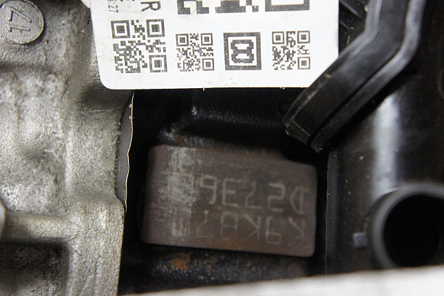 Номер двигателя и фотография площадки Renault K9K 702