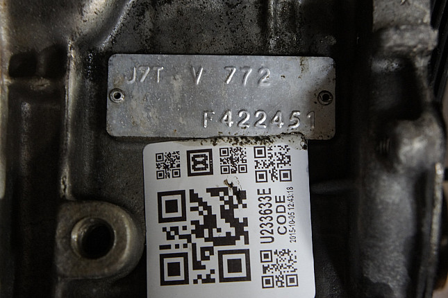Номер двигателя и фотография площадки Renault J7T 772