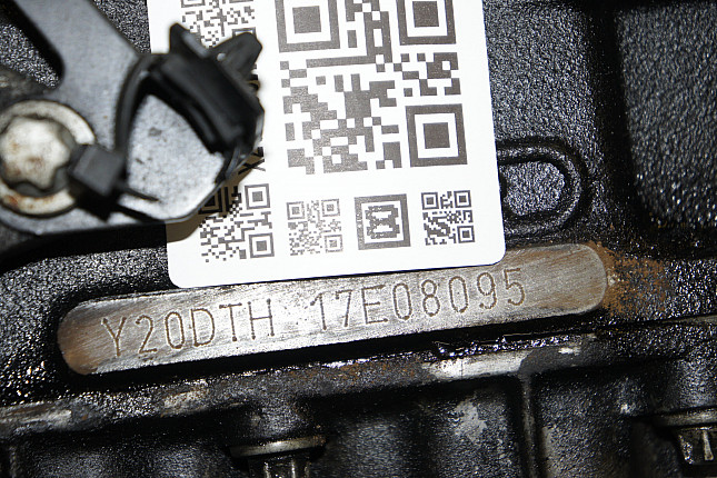 Номер двигателя и фотография площадки OPEL Y 20 DTH