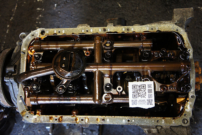 Фотография блока двигателя без поддона (коленвала) HONDA F18A3