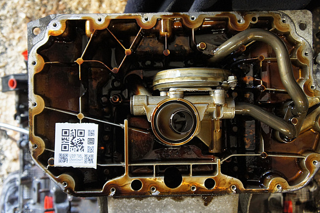Фотография блока двигателя без поддона (коленвала) AUDI BDV