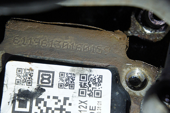 Номер двигателя и фотография площадки Mercedes OM 611.961