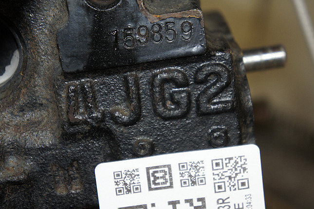 Номер двигателя и фотография площадки Isuzu 4JG2