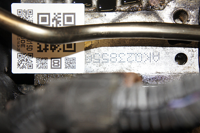 Номер двигателя и фотография площадки VW AKQ