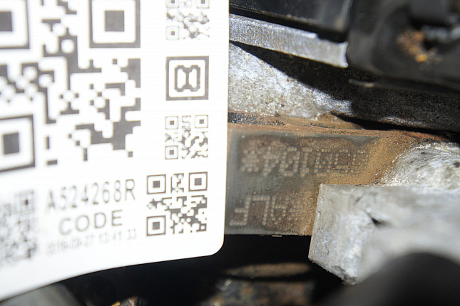 Номер двигателя и фотография площадки Audi ALF