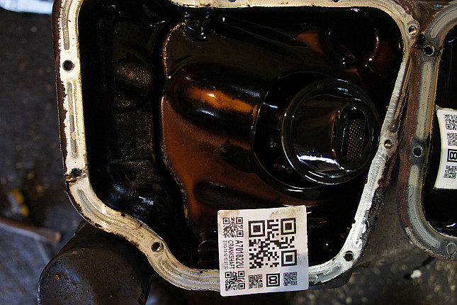 Фотография блока двигателя без поддона (коленвала) MITSUBISHI 4G93 