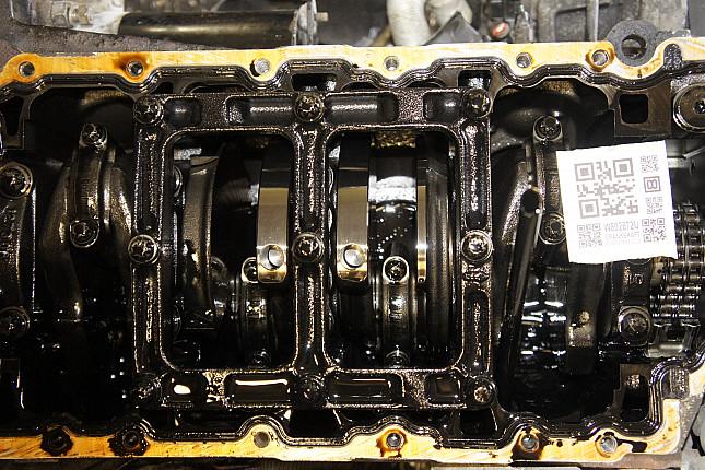 Фотография блока двигателя без поддона (коленвала) OPEL Y 20 DTH
