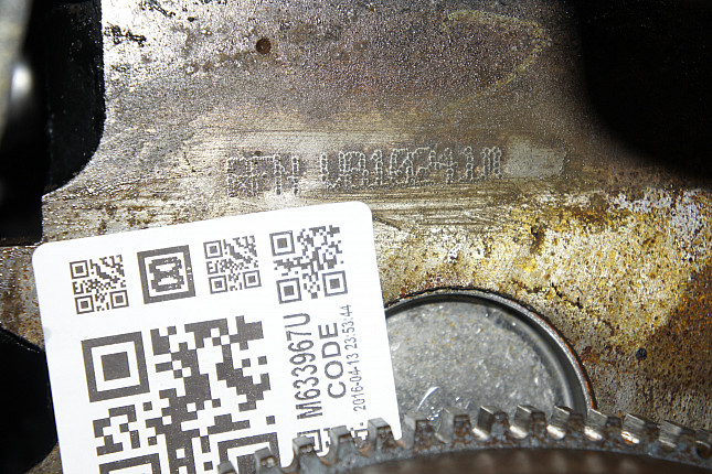 Номер двигателя и фотография площадки Ford RFN