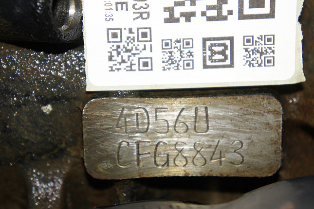 Номер двигателя и фотография площадки Mitsubishi 4D56 HP