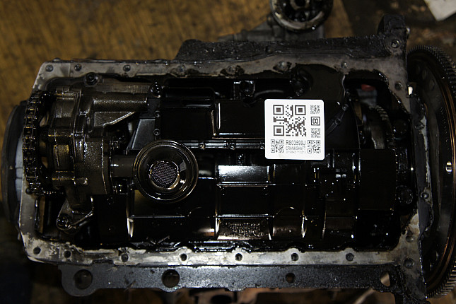 Фотография блока двигателя без поддона (коленвала) VW AJM