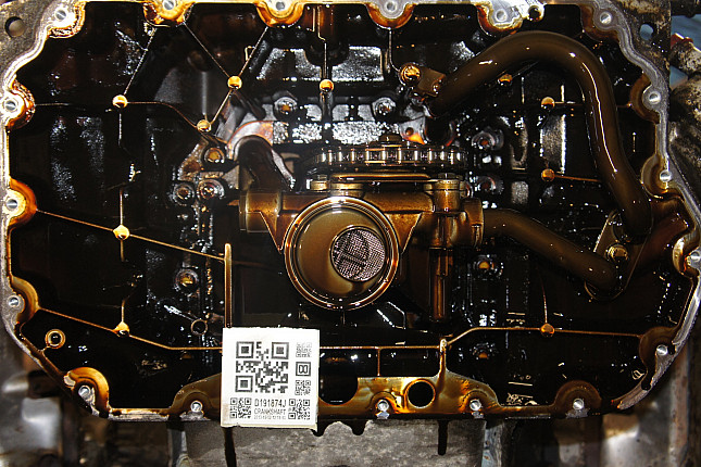 Фотография блока двигателя без поддона (коленвала) AUDI AGA