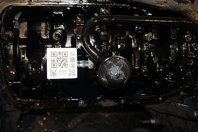 Фотография блока двигателя без поддона (коленвала) OPEL 17 D