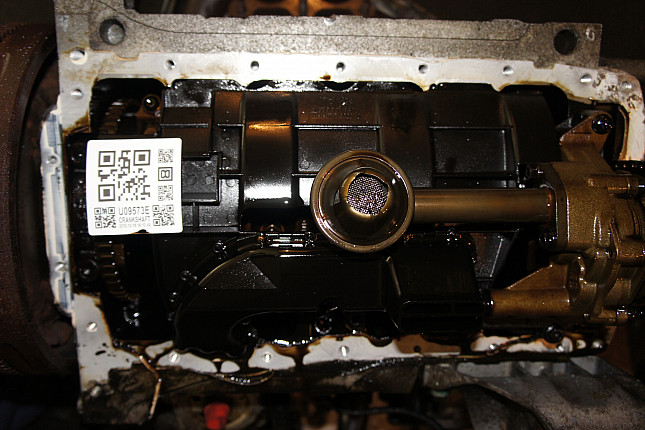 Фотография блока двигателя без поддона (коленвала) VW AKL