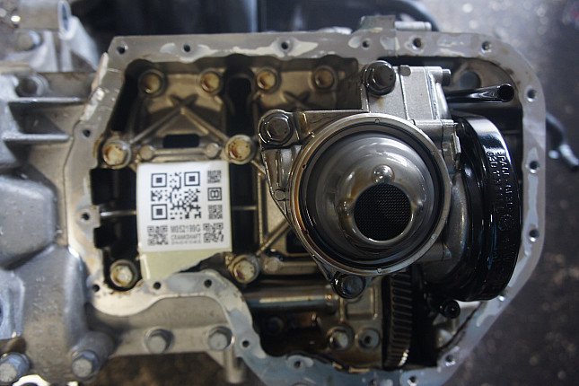 Фотография блока двигателя без поддона (коленвала) VW BBM