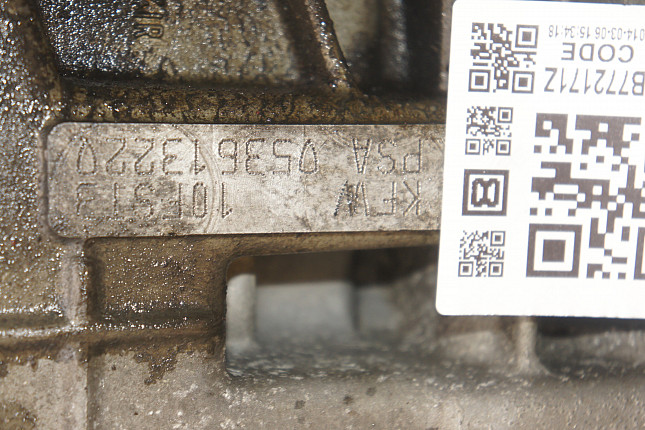Номер двигателя и фотография площадки PEUGEOT KFW (TU3JP)