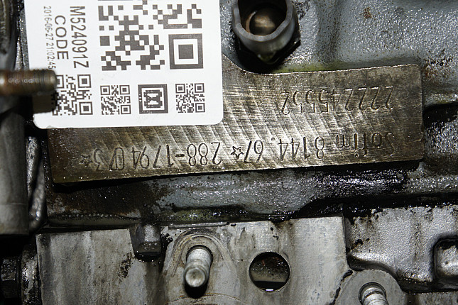Номер двигателя и фотография площадки Fiat 8144.67