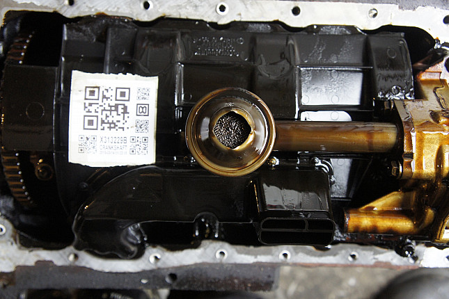 Фотография блока двигателя без поддона (коленвала) Skoda AGU