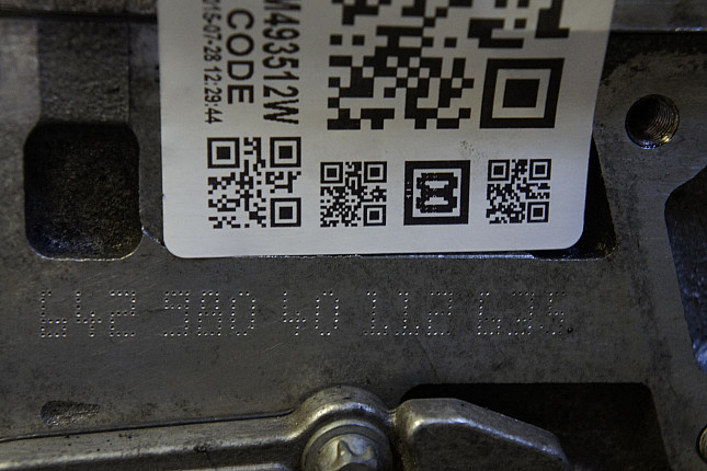 Номер двигателя и фотография площадки Jeep EXL
