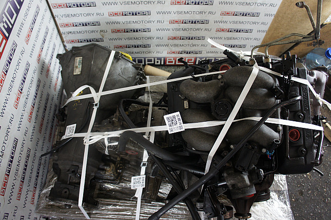 Фотография контрактного двигателя сверху CHEVROLET L35 с АКПП