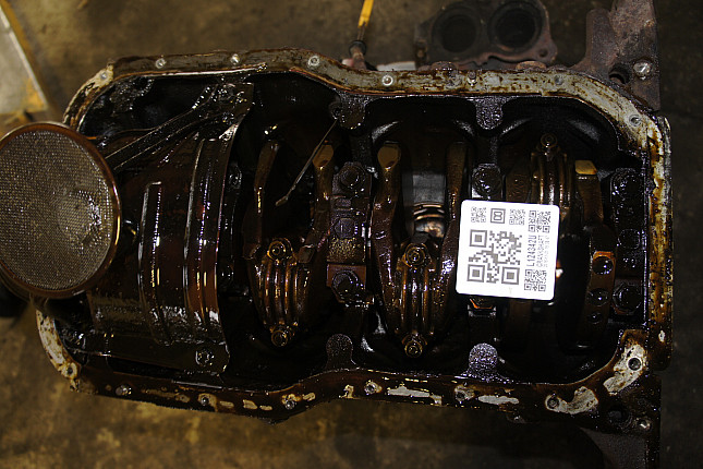 Фотография блока двигателя без поддона (коленвала) Toyota 3S-FE