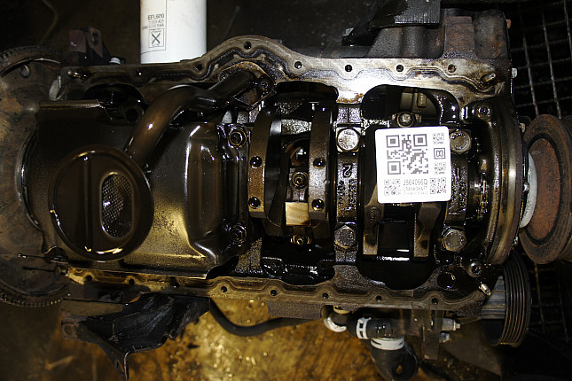Фотография блока двигателя без поддона (коленвала) Ford N3A