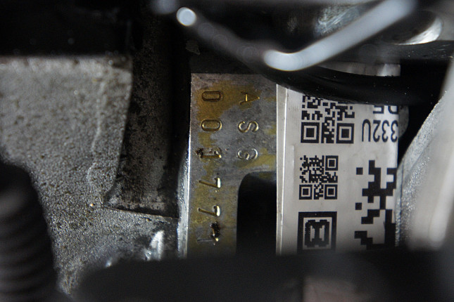Номер двигателя и фотография площадки AUDI ASG
