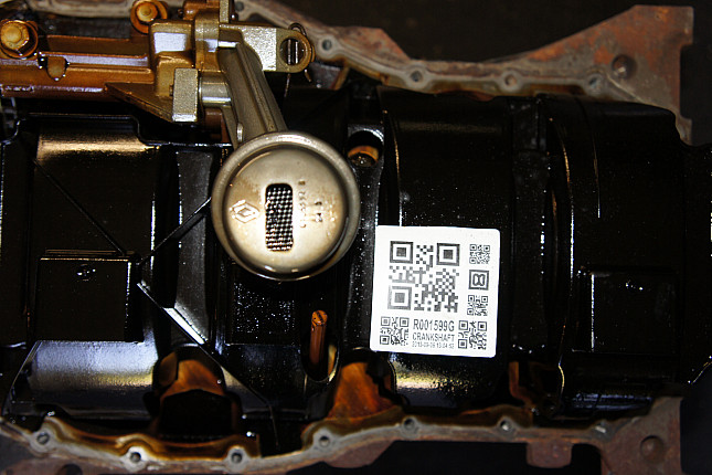 Фотография блока двигателя без поддона (коленвала) Renault K4M 761