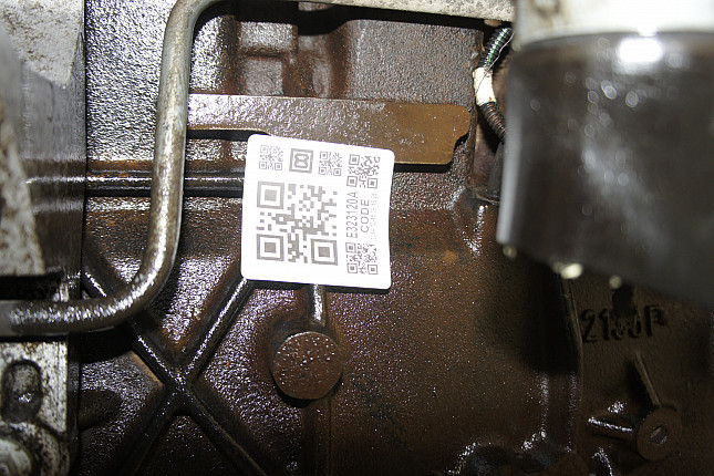 Номер двигателя и фотография площадки LDV VM39C