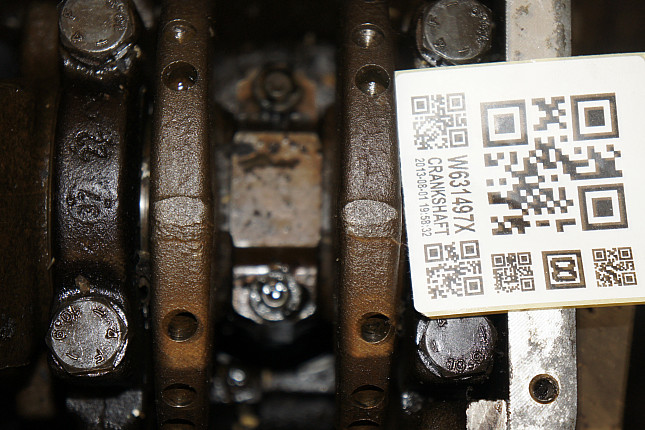 Фотография блока двигателя без поддона (коленвала) FORD RDA