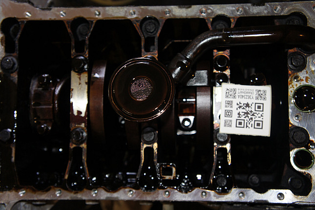 Фотография блока двигателя без поддона (коленвала) Volvo B 4204 S