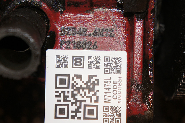 Номер двигателя и фотография площадки SAAB B234R