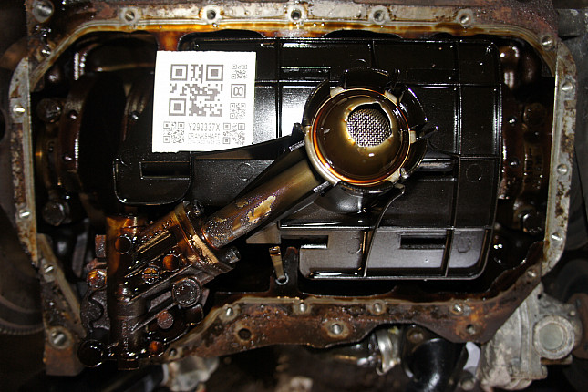 Фотография блока двигателя без поддона (коленвала) AUDI ABK