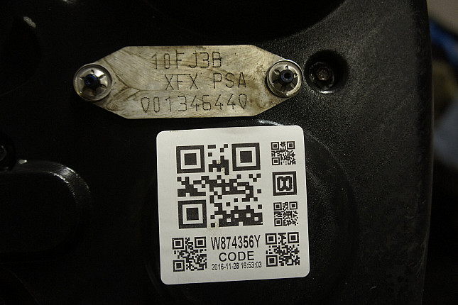 Номер двигателя и фотография площадки Citroen XFX (ES9J4S)