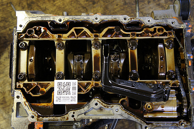 Фотография блока двигателя без поддона (коленвала) Ford AOBA