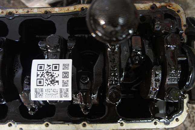 Фотография блока двигателя без поддона (коленвала) FORD J4DVU-15353