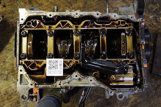 Фотография блока двигателя без поддона (коленвала) Ford AOBA