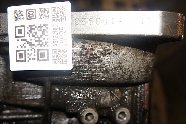 Номер двигателя и фотография площадки SUZUKI G16B 