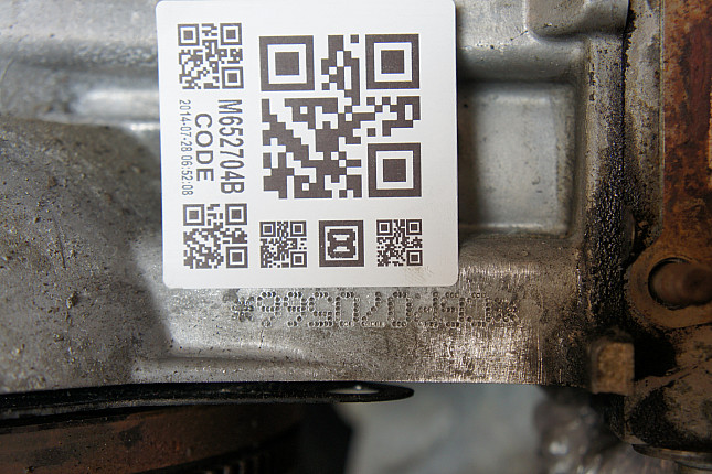 Номер двигателя и фотография площадки SKODA CGP