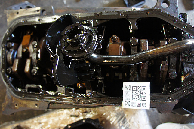 Фотография блока двигателя без поддона (коленвала) AUDI AAR