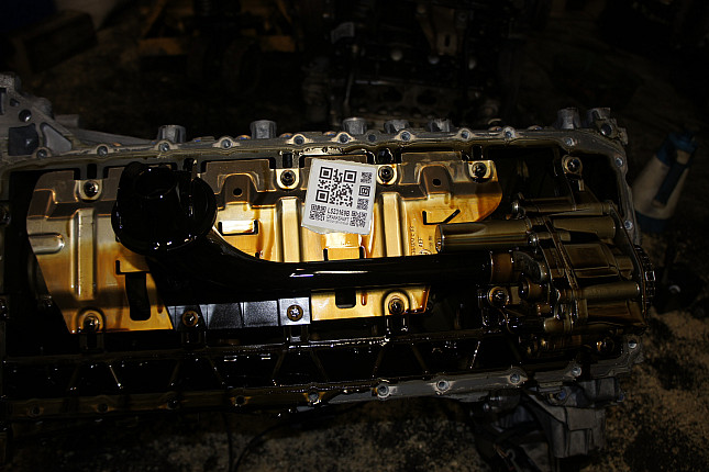 Фотография блока двигателя без поддона (коленвала) BMW N52K