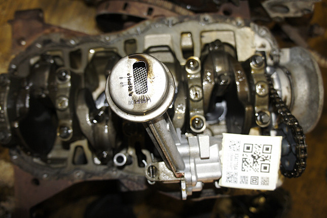 Фотография блока двигателя без поддона (коленвала) Renault K9K 732