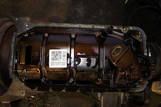 Фотография блока двигателя без поддона (коленвала) Mercedes M 111.920