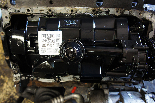 Фотография блока двигателя без поддона (коленвала) VW AHF
